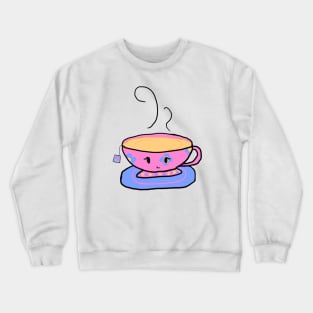 pink teacup Crewneck Sweatshirt